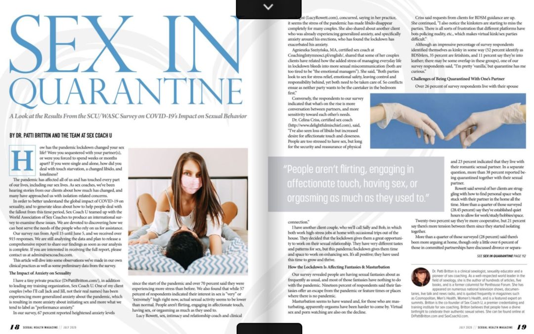 Sexual Health Magazine: Sex in Quarantine