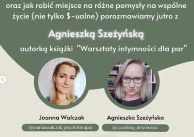 Między więzią a autonomią: Insta live z Joasią Walczak