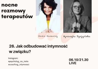 Jak odbudować intymność w związku: Insta live z Kasią Kucewicz psycholog_na_insta